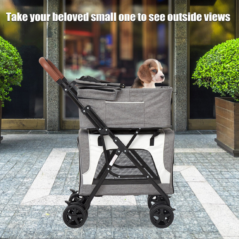 Kinbor Folding Jogger Stroller With Detachable Carrier & Reviews Wayfair